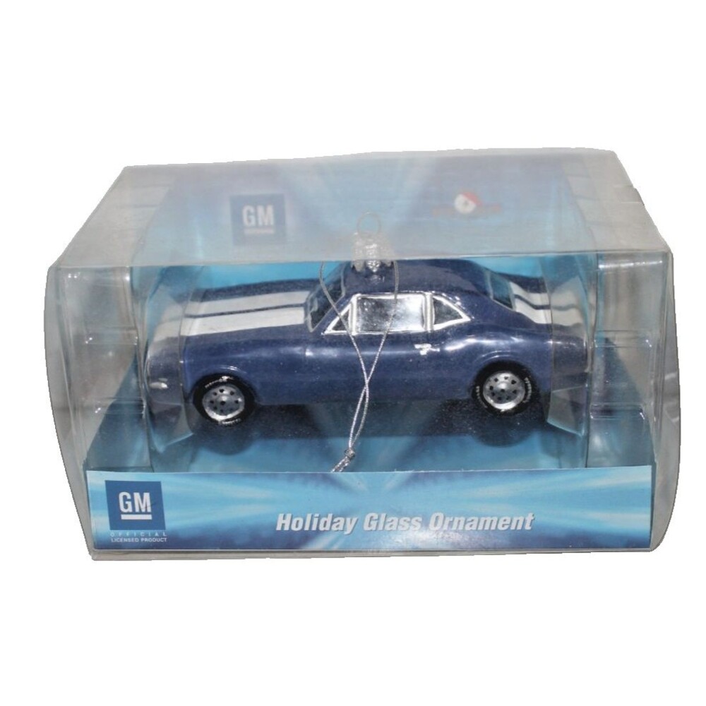 Officially Licensed 1967 Kurt S Adler Blue Chevy Camaro Tree Ornament